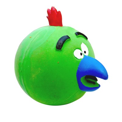SUPPER ANGRY BIRD LATEX TOY GREEN